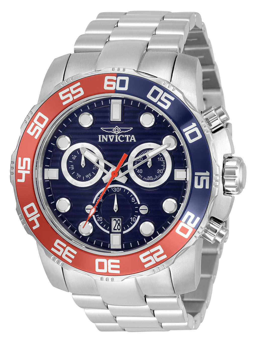 Invicta Men's 33298 Pro Diver Quartz Chronograph Blue Dial Watch