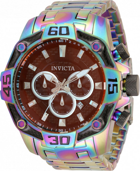 Invicta Men's 33849 Pro Diver Quartz Chronograph Black Dial Watch