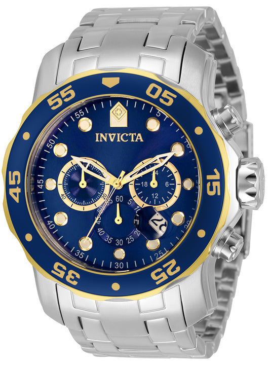 Invicta Men's 33996 Pro Diver Quartz Chronograph Navy Blue Dial Watch