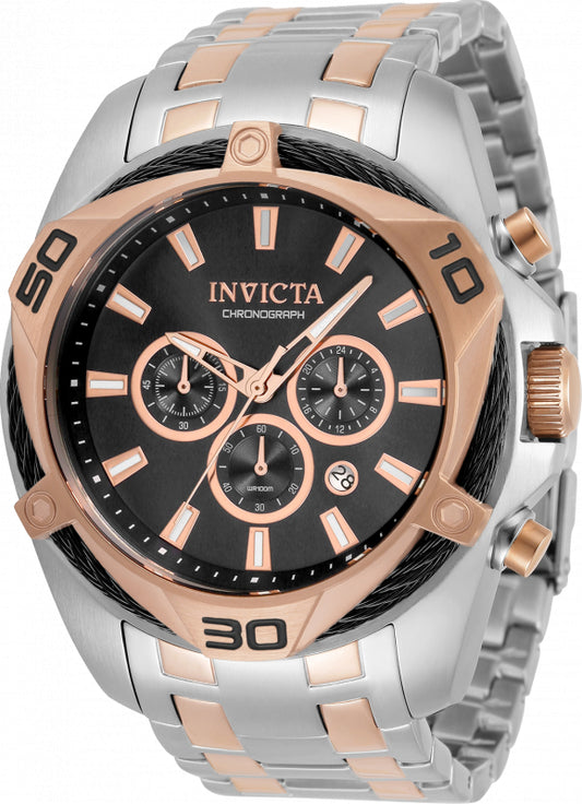 Invicta Men's 34129 Bolt Quartz Chronograph Black Dial Watch