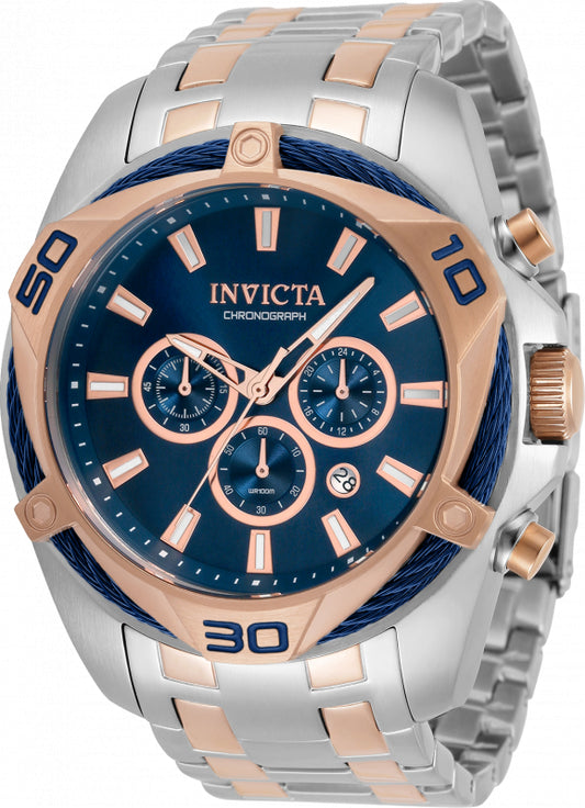 Invicta Men's 34133 Bolt Quartz Chronograph Blue Dial Watch