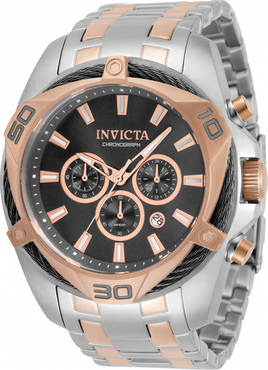 Invicta Men's 34135 Bolt Quartz Chronograph Grey Dial Watch