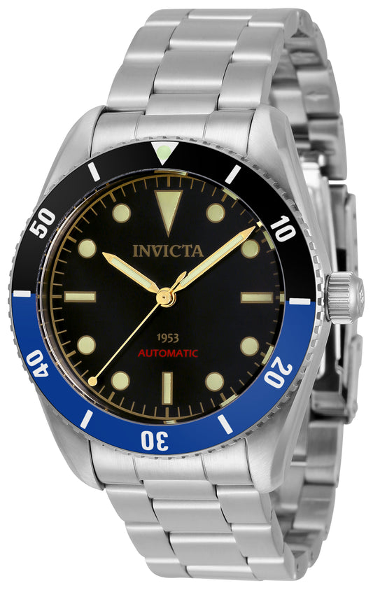 Invicta Men's 34333 Pro Diver  Automatic 3 Hand Black Dial Watch