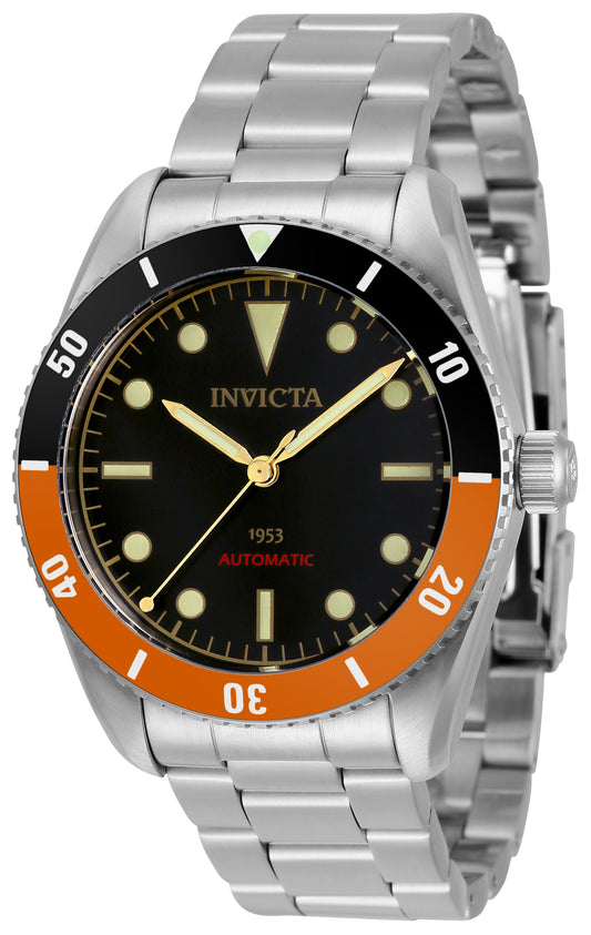 Invicta Men's 34336 Pro Diver  Automatic 3 Hand Black Dial Watch