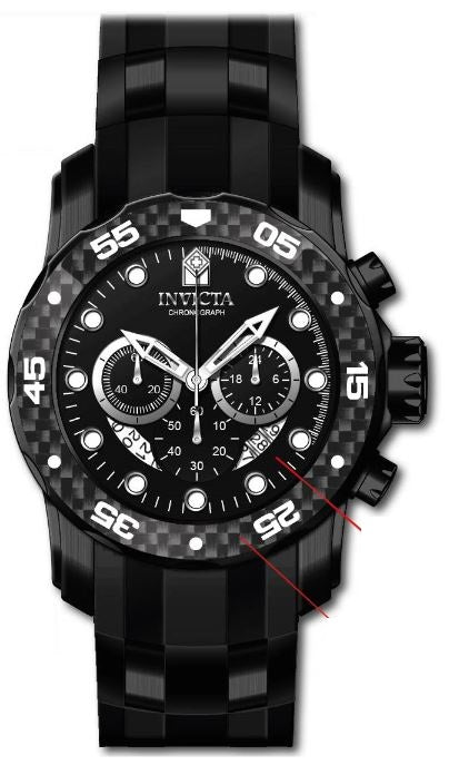 Invicta Men's 35417 Pro Diver Quartz Multifunction Black Dial  Watch