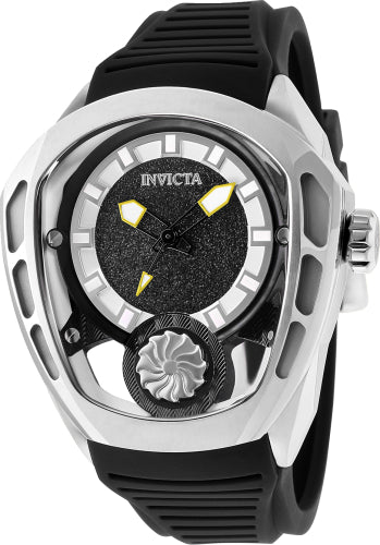 Invicta Men's 35442 Akula  Automatic 3 Hand Black, Silver Dial Watch