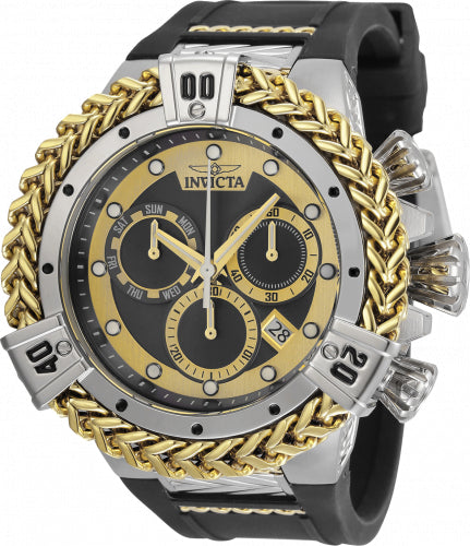 Invicta Men's 35580 Bolt Quartz Chronograph Gold, Black Dial Watch