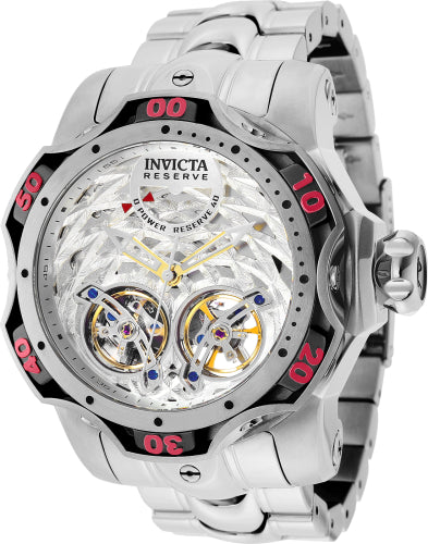 Invicta Men's 35984 Reserve Automatic Multifunction Antique Silver, Silver Dial Watch