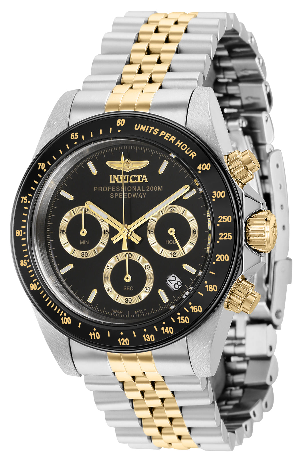 Invicta Men's 36739 Speedway Quartz Chronograph Black Dial Watch