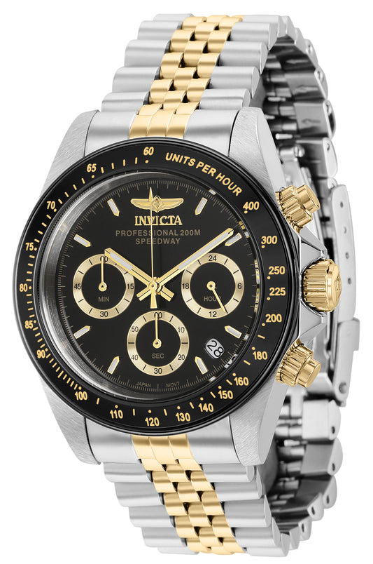 Invicta Men's 36739 Speedway Quartz Chronograph Black Dial Watch