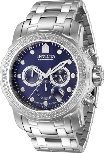 Invicta Men's 37987 Pro Diver Quartz Chronograph Blue Dial Watch