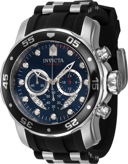 Invicta Men's 40476 Pro Diver Quartz Multifunction Blue Dial Watch