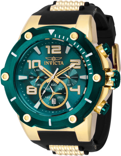 Invicta Men's 40891 Speedway Quartz Chronograph Green Dial Watch
