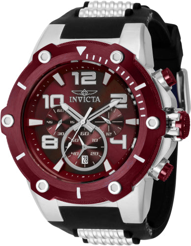 Invicta Men's 40893 Speedway Quartz Chronograph Red Dial Watch