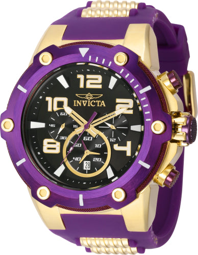 Invicta Men's 40895 Speedway Quartz Chronograph Purple Dial Watch