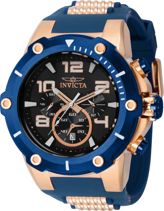 Invicta Men's 40896 Speedway Quartz Chronograph Black Dial Watch
