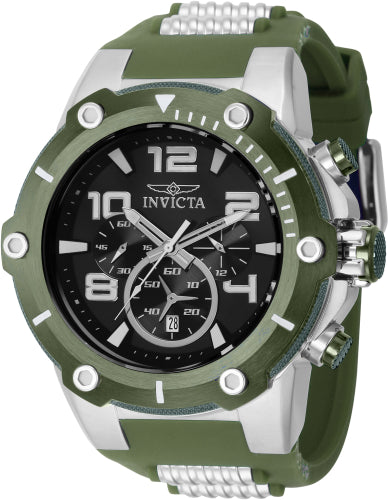 Invicta Men's 40898 Speedway Quartz Chronograph Black Dial Watch