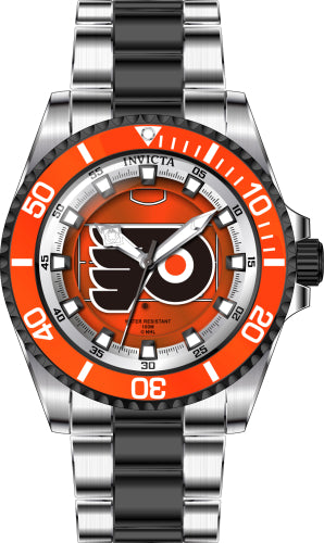 Invicta Women's 42215 NHL Philadelphia Flyers Quartz Red, Silver, White, Black Dial Color