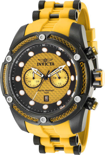 Invicta Men's 42294 Bolt Quartz Multifunction Yellow Dial Watch