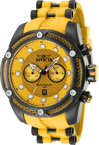 Invicta Men's 42295 Bolt Quartz Multifunction Yellow Dial Watch