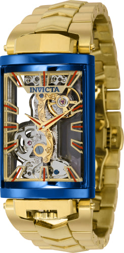 Invicta Men's 43092 Vintage Mechanical 2 Hand Gold Dial Watch