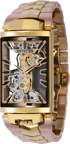 Invicta Men's 43094 Vintage Mechanical 2 Hand Rose Gold Dial Watch