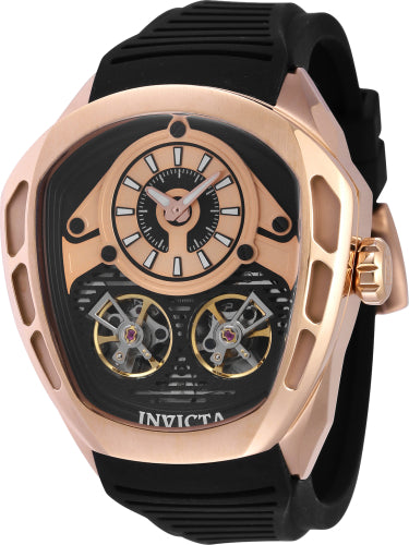 Invicta Men's 43863 Akula Automatic Multifunction Black, Rose Gold Dial Watch