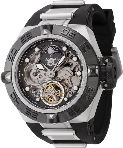 Invicta Men's 43909 Subaqua Automatic 2 Hand Silver, Black Dial Watch