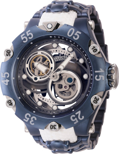 Invicta Men's 43919 Reserve Automatic 2 Hand Gunmetal, Silver, Blue Dial Watch