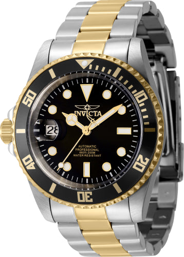 Invicta Men's 43979 Pro Diver Automatic 3 Hand Black Dial Watch