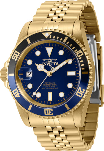 Invicta Men's 43984 Pro Diver Automatic 3 Hand Blue Dial Watch