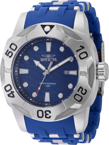 Invicta Men's 44115 Sea Spider Quartz 3 Hand Blue Dial Watch