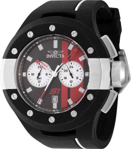 Invicta Men's 44357 S1 Rally Quartz Multifunction Red, Black Dial Watch