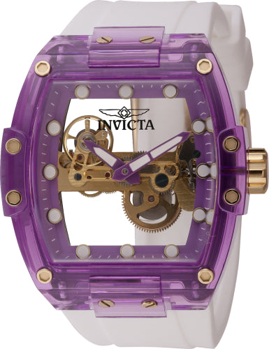 Invicta Men's 44368 S1 Rally Mechanical 2 Hand Purple Dial Watch