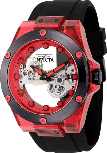 Invicta Men's 44400 Speedway Mechanical 2 Hand Red Dial Watch