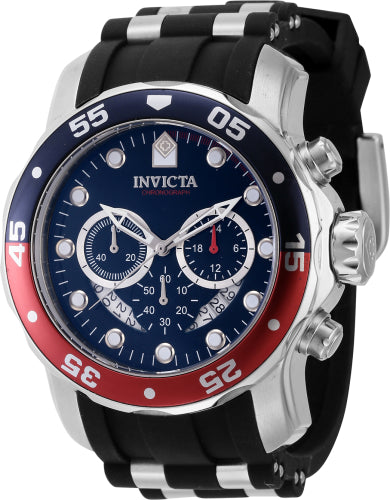 Invicta Men's 44521 Pro Diver Quartz Chronograph Blue Dial Watch