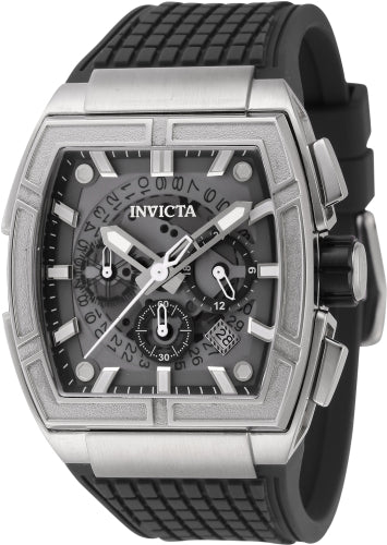 Invicta Men's 44883 S1 Rally Quartz Multifunction Black, Grey Dial Watch