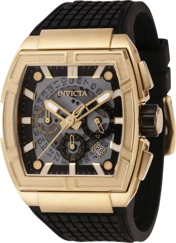 Invicta Men's 44885 S1 Rally Quartz Multifunction Black Dial Watch