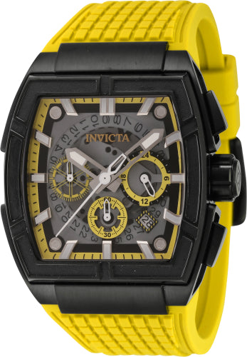 Invicta Men's 44886 S1 Rally Quartz Multifunction Yellow, Black Dial Watch