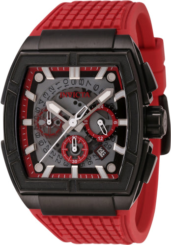 Invicta Men's 44887 S1 Rally Quartz Multifunction Red, Black Dial Watch