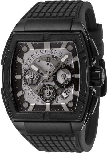 Invicta Men's 44888 S1 Rally Quartz Multifunction Black Dial Watch