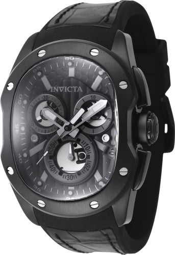 Invicta Men's 45440 Lupah Quartz Chronograph Black Dial Watch