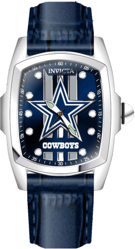 Invicta Men's 45450 NFL Dallas Cowboys Quartz 2 Hand Blue Dial Watch