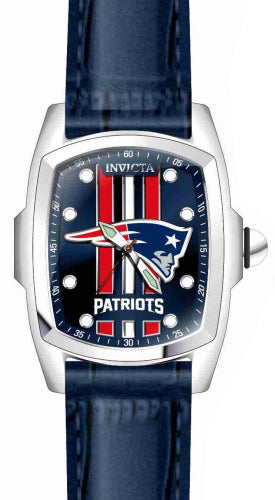Invicta Men's 45458 NFL New England Patriots Quartz 2 Hand Dark Blue Dial Watch