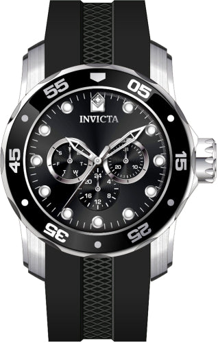 Invicta Men's 45721 Pro Diver Quartz Multifunction Black Dial Watch