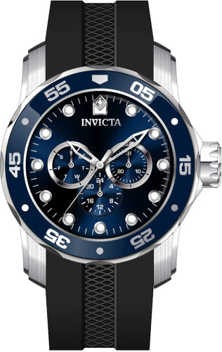 Invicta Men's 45722 Pro Diver Quartz Multifunction Blue Dial Watch