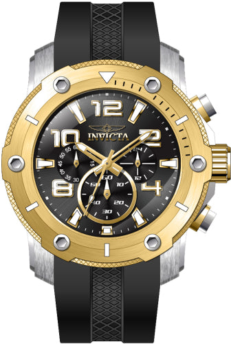 Invicta Men's 45738 Pro Diver Quartz Chronograph Black Dial Watch