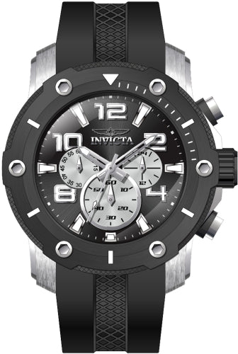 Invicta Men's 45739 Pro Diver Quartz Chronograph Black Dial Watch