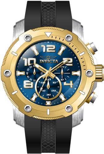 Invicta Men's 45740 Pro Diver Quartz Chronograph Blue Dial Watch