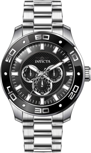 Invicta Men's 45756 Pro Diver  Quartz Multifunction Black Dial Watch